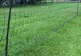 green & black high security electric netting